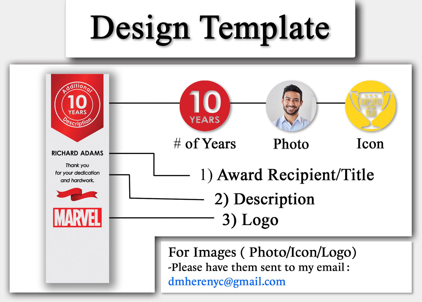 Personalized Award Corporate Trophy Award - Company Anniversary Banner Awards Ceremony, Clear Trophy