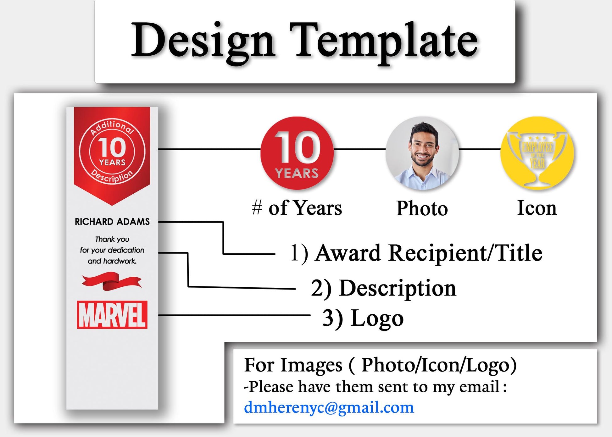 Personalized Award Corporate Trophy Award - Company Anniversary Banner Awards Ceremony, Clear Trophy