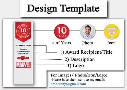 Personalized Award Corporate Trophy Award - Company Anniversary Banner Awards Ceremony, Clear Trophy